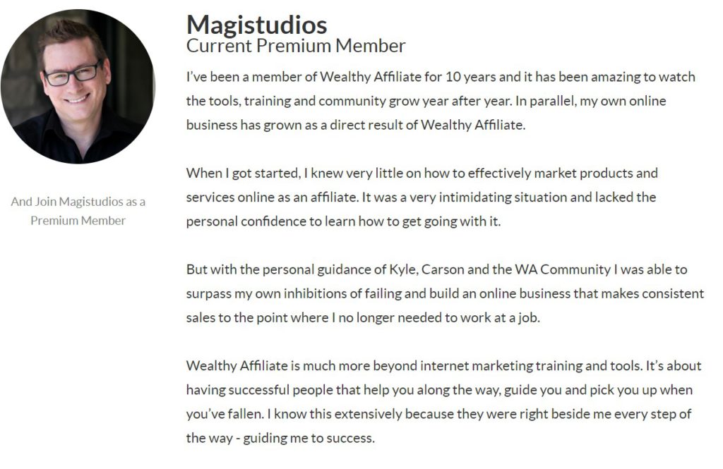 Wealthy Affiliate Review - Jay Testimonial